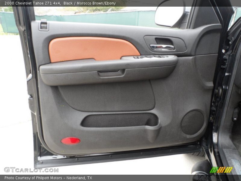 Black / Morocco Brown/Ebony 2008 Chevrolet Tahoe Z71 4x4