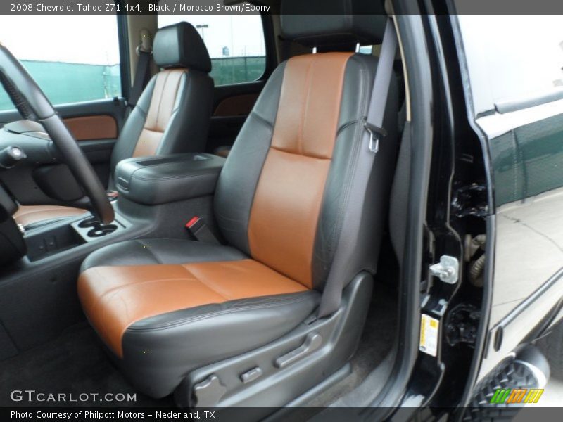 Black / Morocco Brown/Ebony 2008 Chevrolet Tahoe Z71 4x4