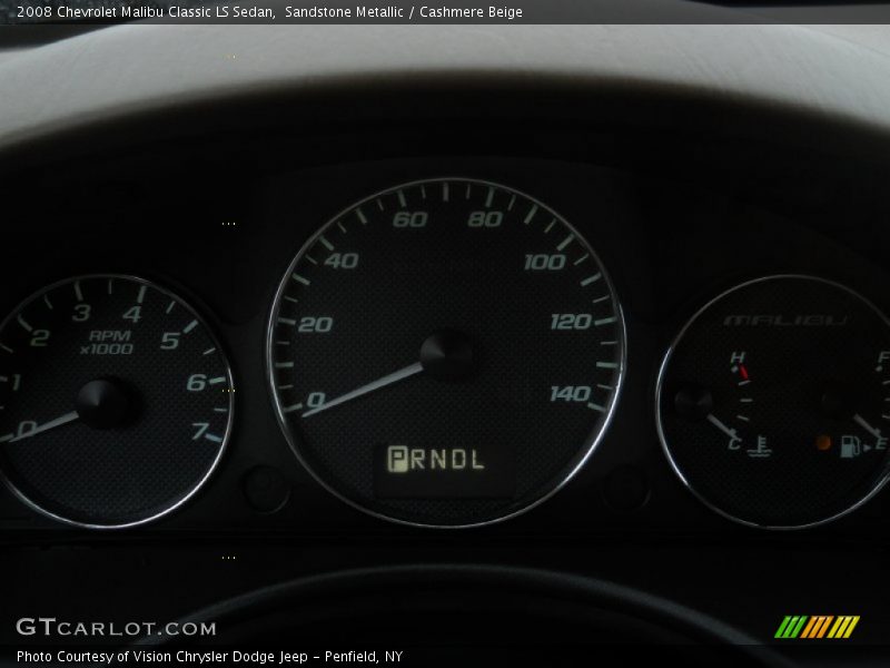 Sandstone Metallic / Cashmere Beige 2008 Chevrolet Malibu Classic LS Sedan