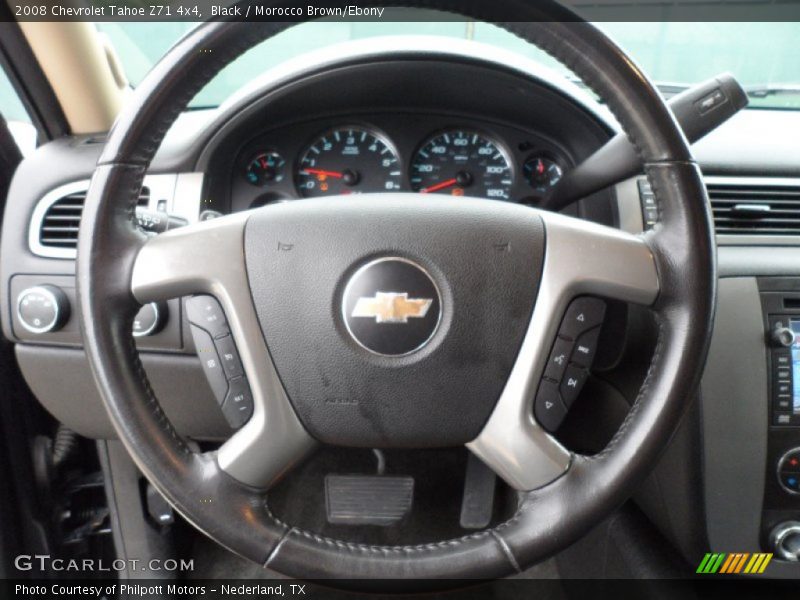 Black / Morocco Brown/Ebony 2008 Chevrolet Tahoe Z71 4x4