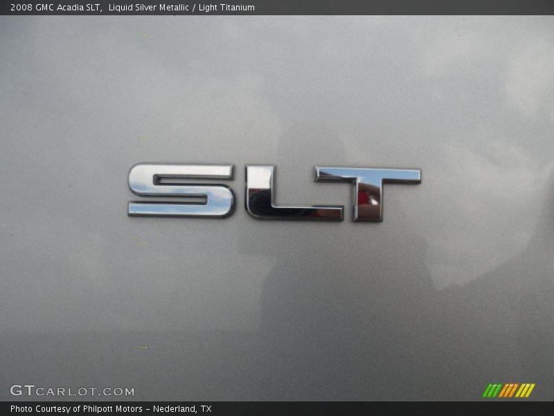 Liquid Silver Metallic / Light Titanium 2008 GMC Acadia SLT