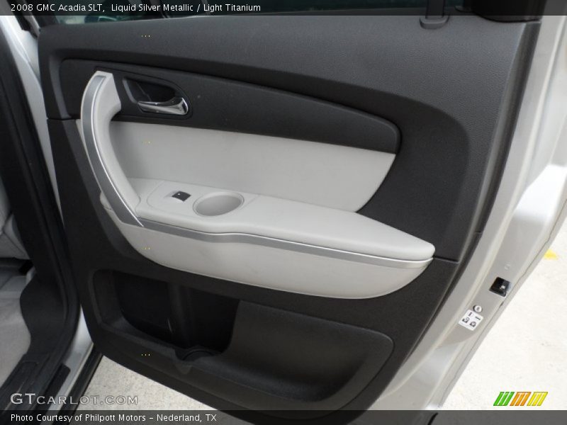Liquid Silver Metallic / Light Titanium 2008 GMC Acadia SLT