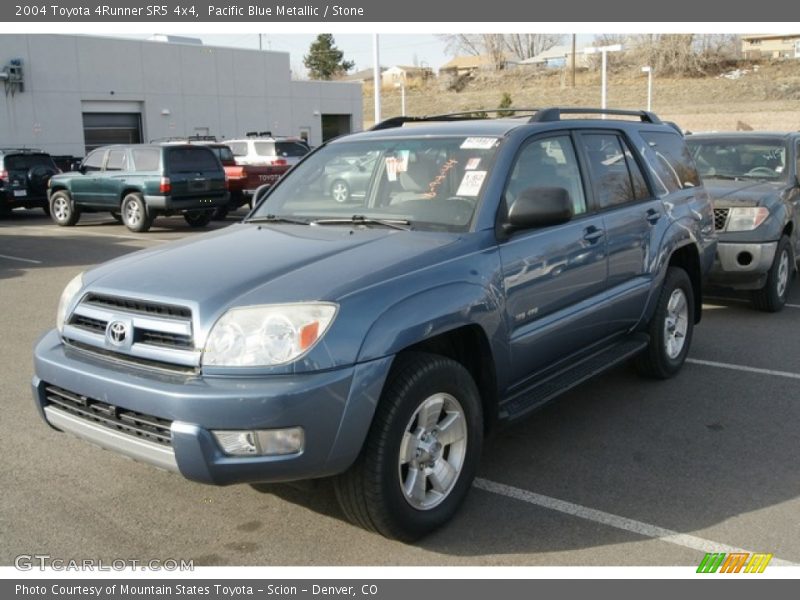 Pacific Blue Metallic / Stone 2004 Toyota 4Runner SR5 4x4