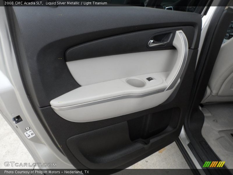 Liquid Silver Metallic / Light Titanium 2008 GMC Acadia SLT