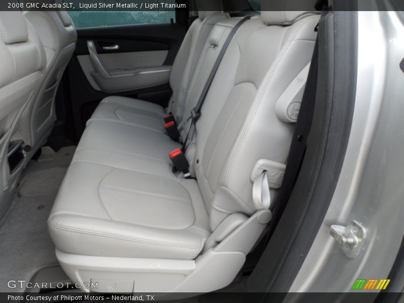 Liquid Silver Metallic / Light Titanium 2008 GMC Acadia SLT