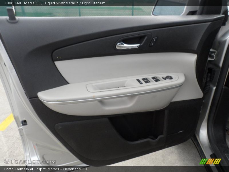 Liquid Silver Metallic / Light Titanium 2008 GMC Acadia SLT