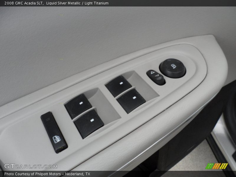 Liquid Silver Metallic / Light Titanium 2008 GMC Acadia SLT
