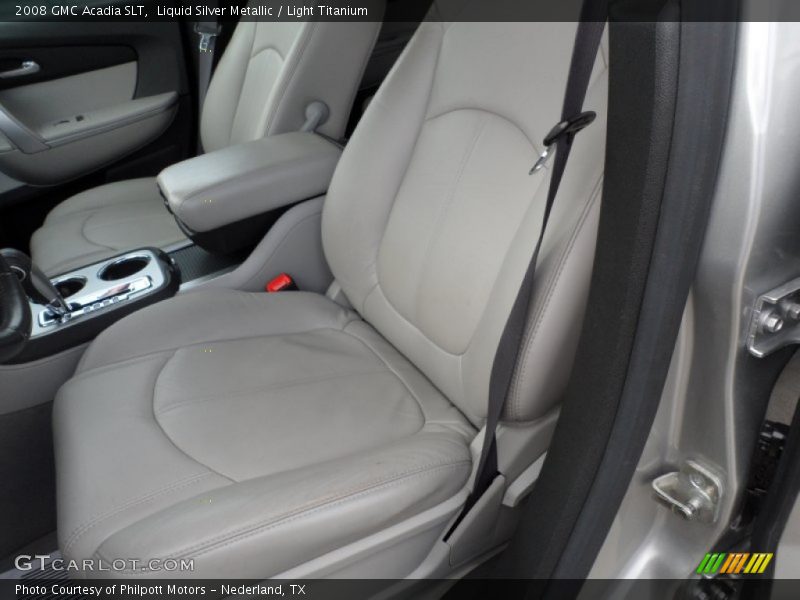 Liquid Silver Metallic / Light Titanium 2008 GMC Acadia SLT