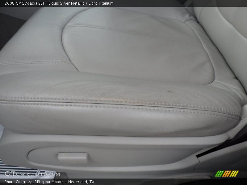 Liquid Silver Metallic / Light Titanium 2008 GMC Acadia SLT
