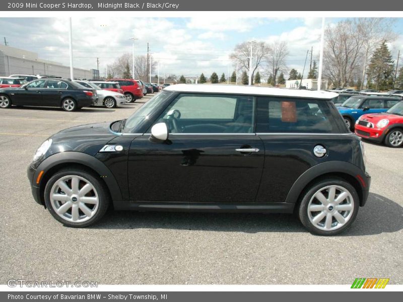 Midnight Black / Black/Grey 2009 Mini Cooper S Hardtop