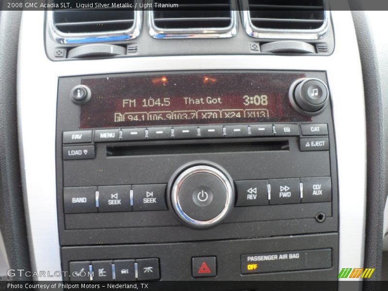 Liquid Silver Metallic / Light Titanium 2008 GMC Acadia SLT