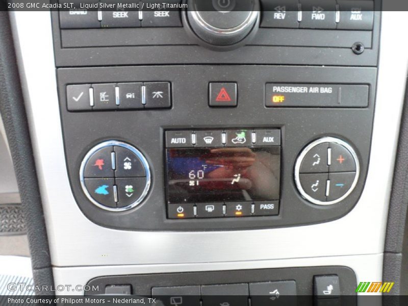 Liquid Silver Metallic / Light Titanium 2008 GMC Acadia SLT