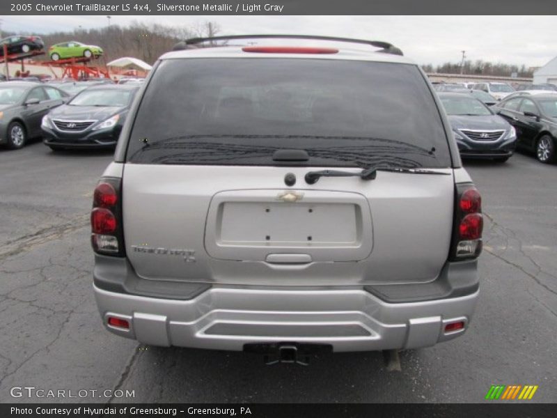 Silverstone Metallic / Light Gray 2005 Chevrolet TrailBlazer LS 4x4