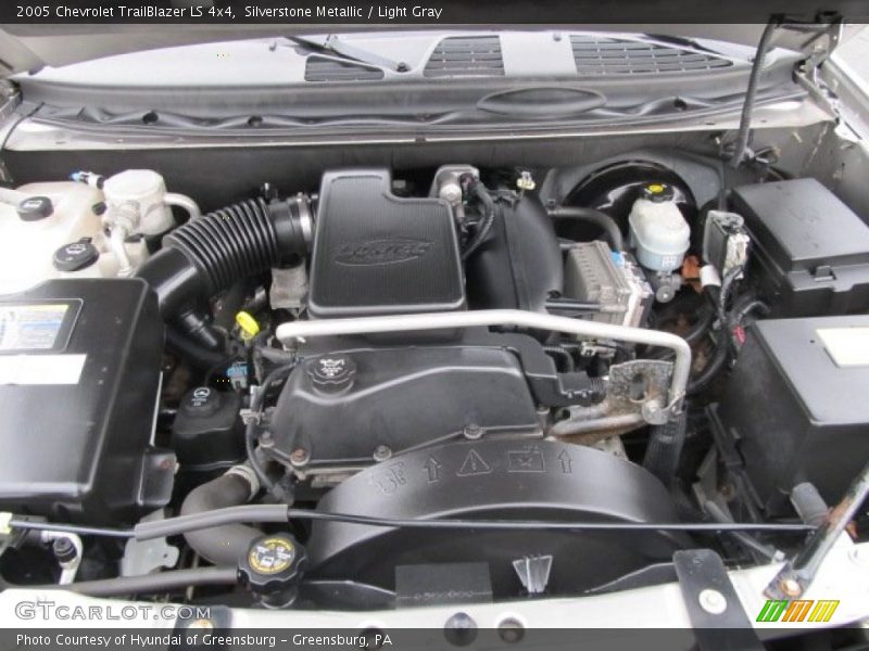 Silverstone Metallic / Light Gray 2005 Chevrolet TrailBlazer LS 4x4