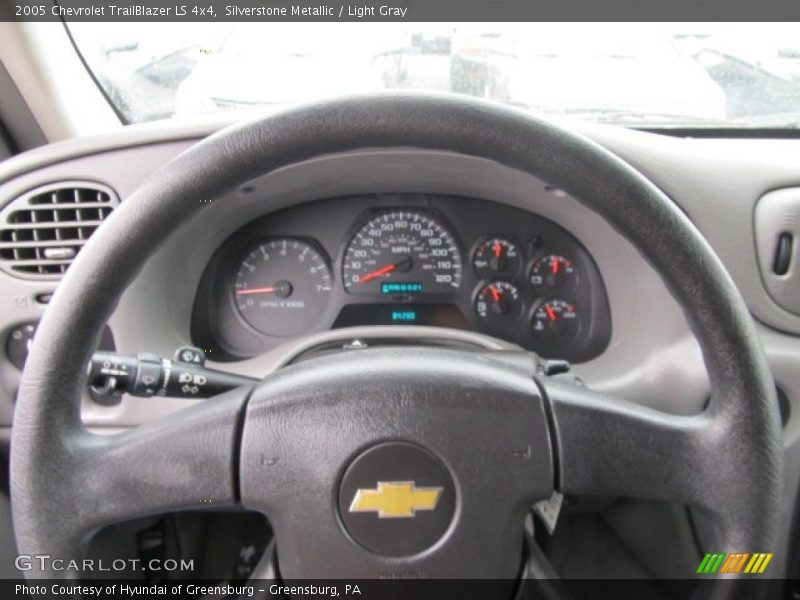 Silverstone Metallic / Light Gray 2005 Chevrolet TrailBlazer LS 4x4
