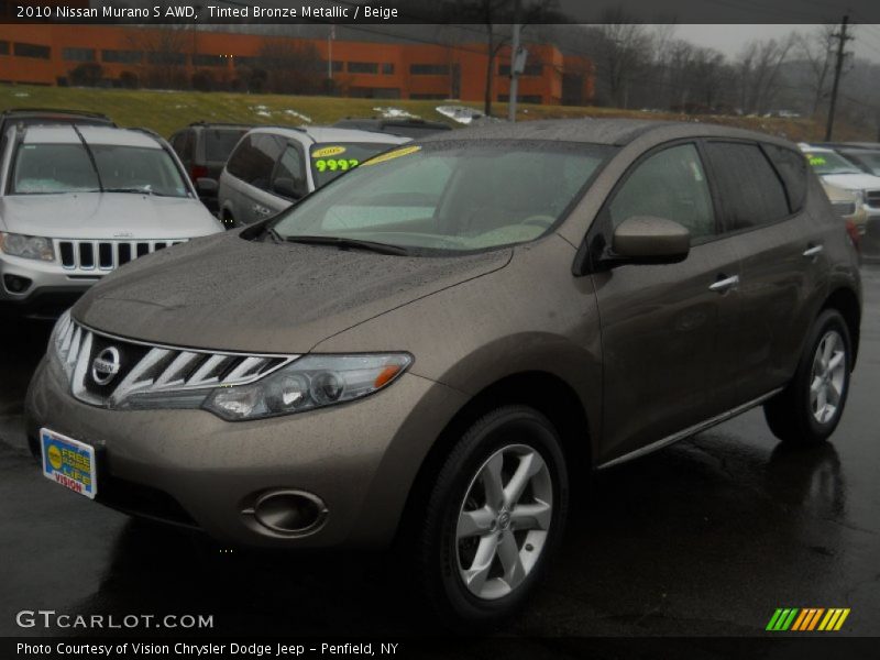 Tinted Bronze Metallic / Beige 2010 Nissan Murano S AWD