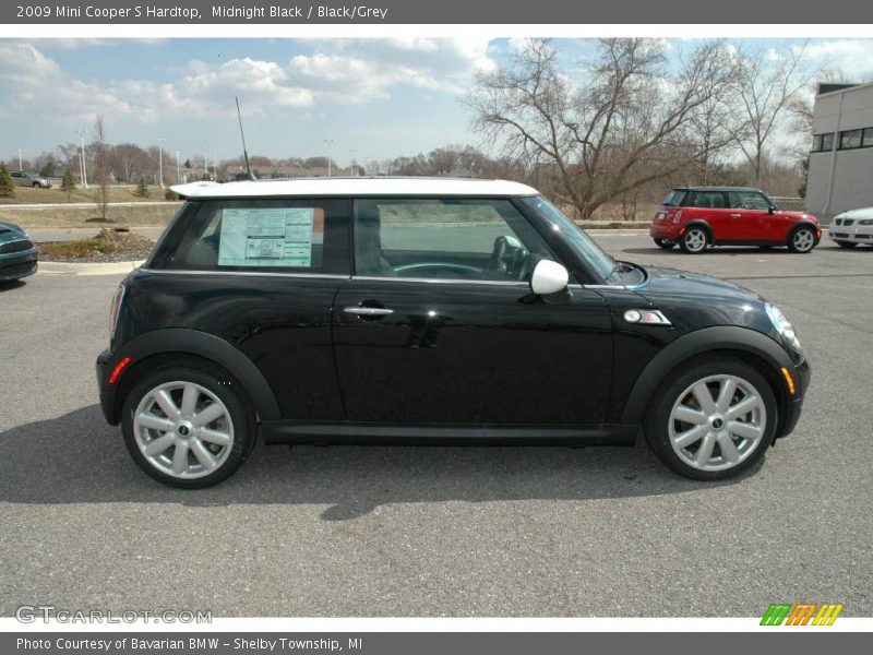 Midnight Black / Black/Grey 2009 Mini Cooper S Hardtop
