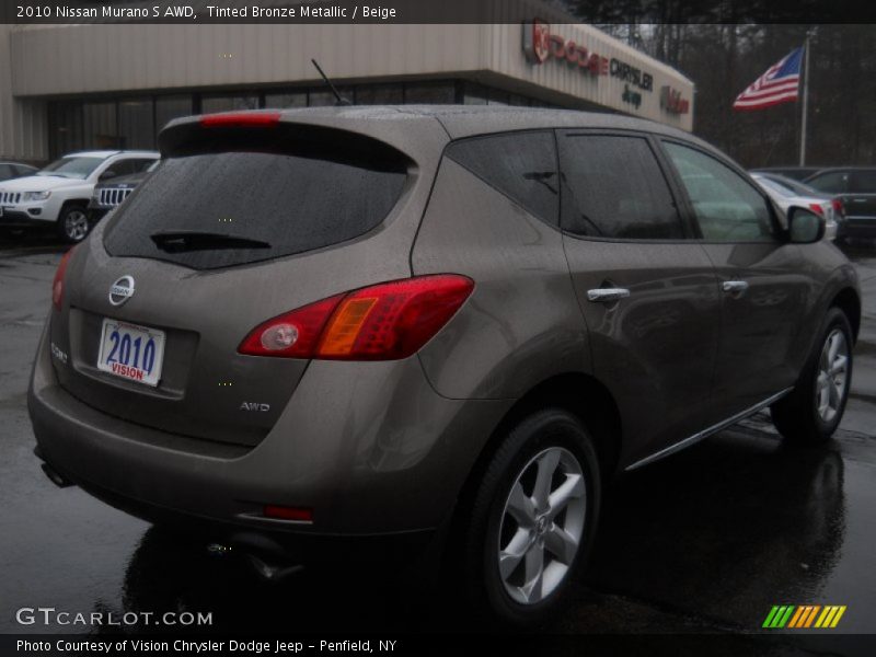 Tinted Bronze Metallic / Beige 2010 Nissan Murano S AWD