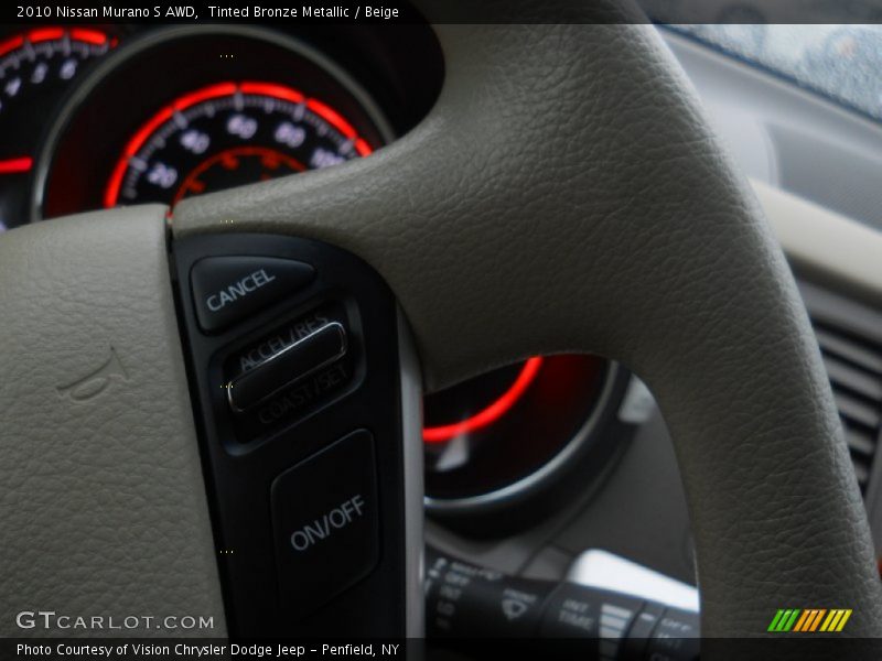 Tinted Bronze Metallic / Beige 2010 Nissan Murano S AWD