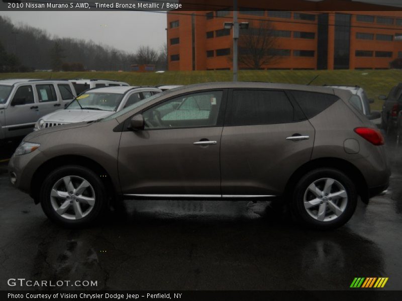 Tinted Bronze Metallic / Beige 2010 Nissan Murano S AWD