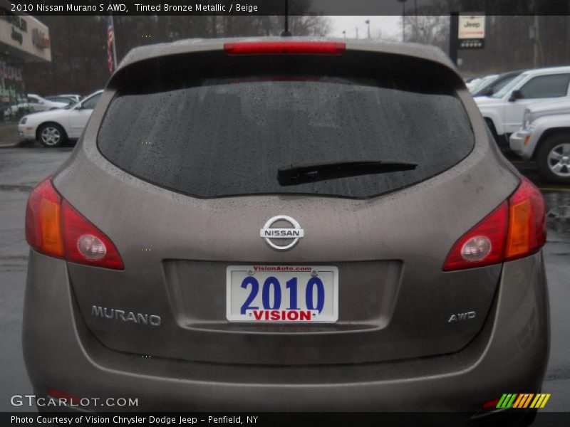 Tinted Bronze Metallic / Beige 2010 Nissan Murano S AWD
