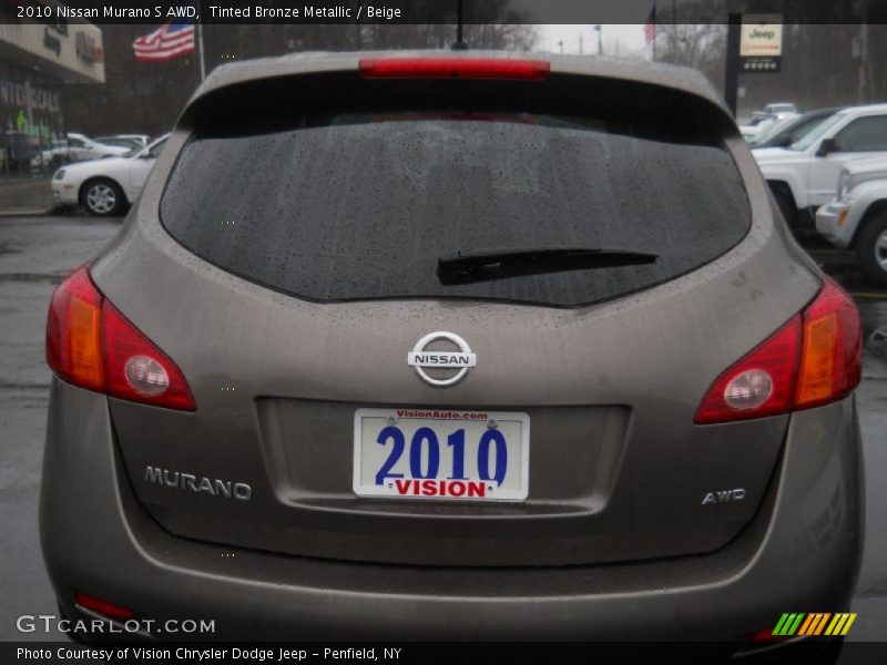 Tinted Bronze Metallic / Beige 2010 Nissan Murano S AWD
