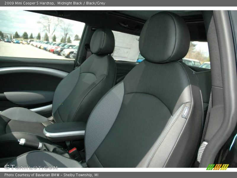 Midnight Black / Black/Grey 2009 Mini Cooper S Hardtop