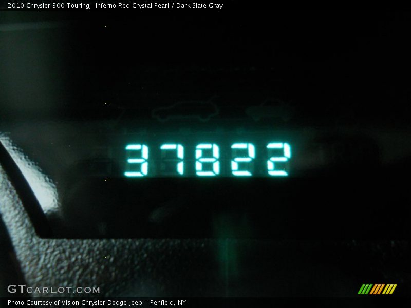 Inferno Red Crystal Pearl / Dark Slate Gray 2010 Chrysler 300 Touring