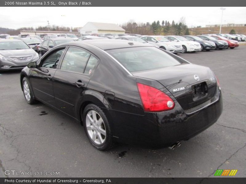 Onyx Black / Black 2006 Nissan Maxima 3.5 SL