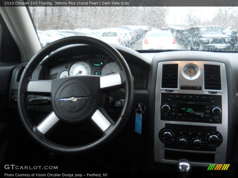 Inferno Red Crystal Pearl / Dark Slate Gray 2010 Chrysler 300 Touring
