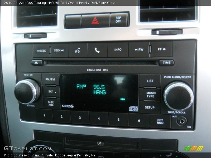 Inferno Red Crystal Pearl / Dark Slate Gray 2010 Chrysler 300 Touring