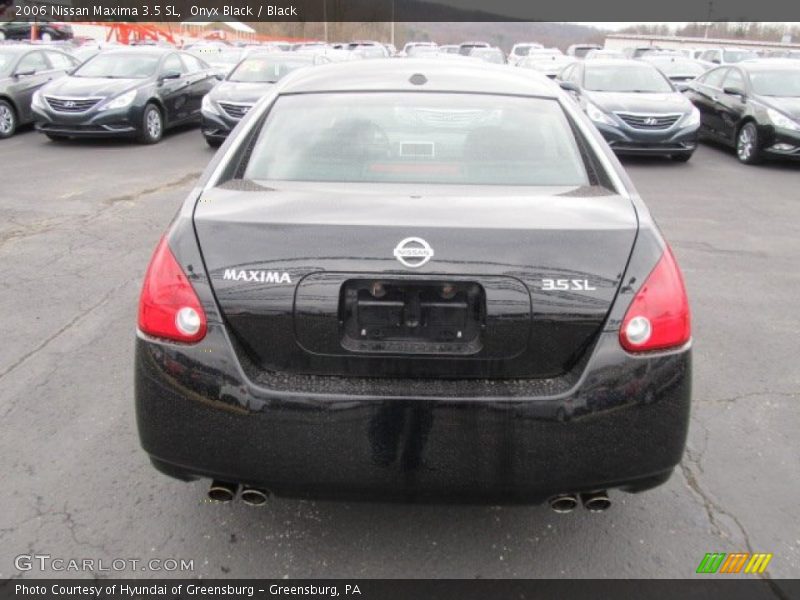 Onyx Black / Black 2006 Nissan Maxima 3.5 SL