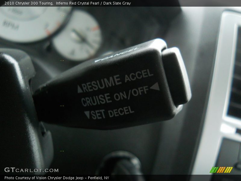 Inferno Red Crystal Pearl / Dark Slate Gray 2010 Chrysler 300 Touring
