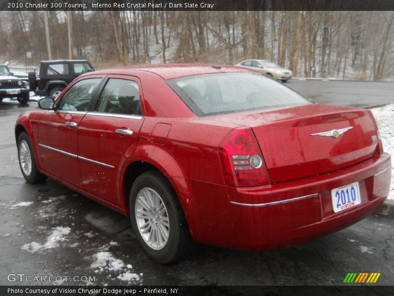 Inferno Red Crystal Pearl / Dark Slate Gray 2010 Chrysler 300 Touring
