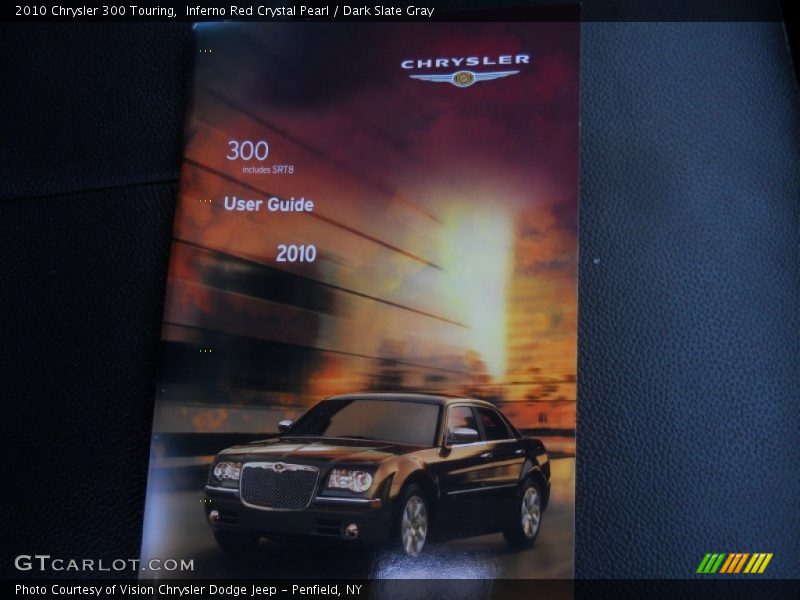 Inferno Red Crystal Pearl / Dark Slate Gray 2010 Chrysler 300 Touring