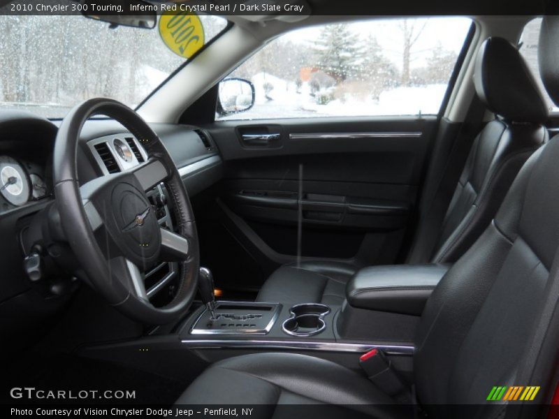 Inferno Red Crystal Pearl / Dark Slate Gray 2010 Chrysler 300 Touring