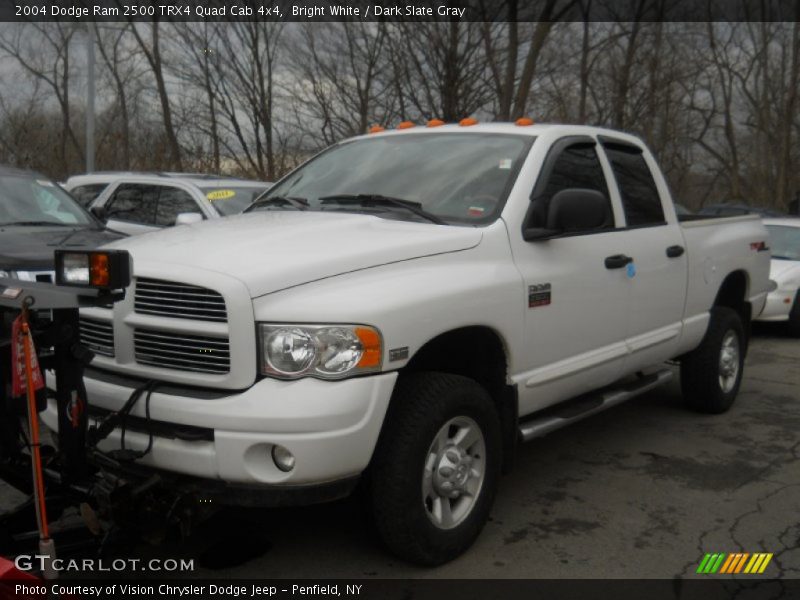 Bright White / Dark Slate Gray 2004 Dodge Ram 2500 TRX4 Quad Cab 4x4