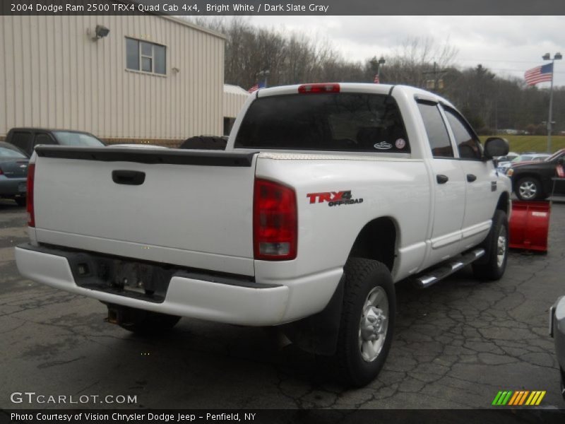 Bright White / Dark Slate Gray 2004 Dodge Ram 2500 TRX4 Quad Cab 4x4