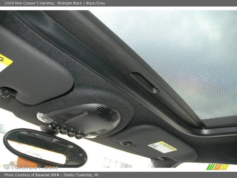 Midnight Black / Black/Grey 2009 Mini Cooper S Hardtop