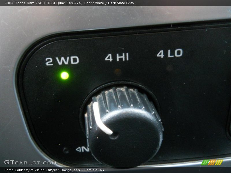 Bright White / Dark Slate Gray 2004 Dodge Ram 2500 TRX4 Quad Cab 4x4