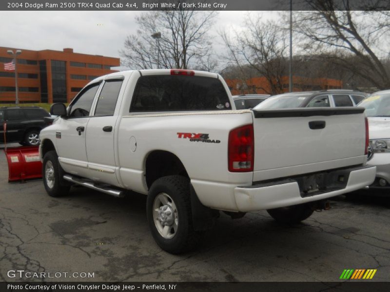 Bright White / Dark Slate Gray 2004 Dodge Ram 2500 TRX4 Quad Cab 4x4