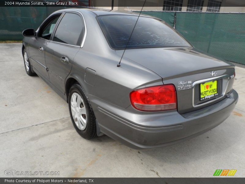 Slate Gray / Black 2004 Hyundai Sonata