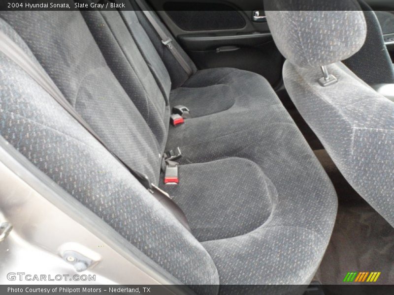 Slate Gray / Black 2004 Hyundai Sonata
