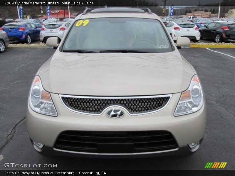 Satin Beige / Beige 2009 Hyundai Veracruz Limited