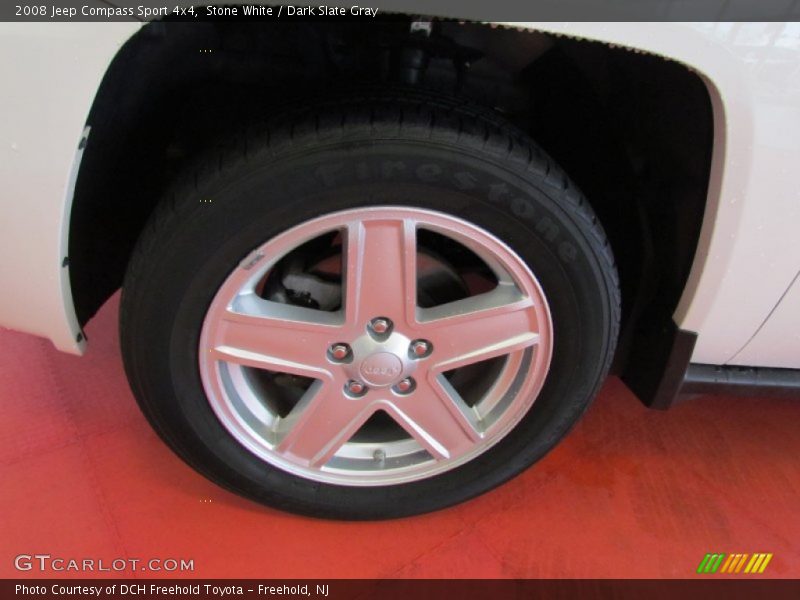 Stone White / Dark Slate Gray 2008 Jeep Compass Sport 4x4