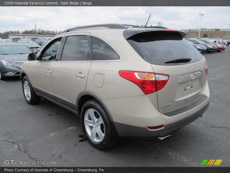 Satin Beige / Beige 2009 Hyundai Veracruz Limited
