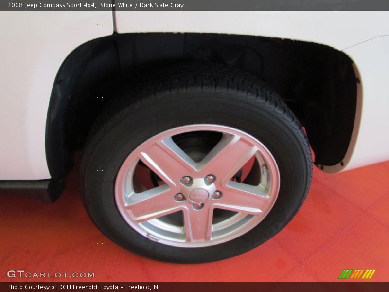 Stone White / Dark Slate Gray 2008 Jeep Compass Sport 4x4