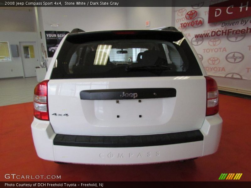 Stone White / Dark Slate Gray 2008 Jeep Compass Sport 4x4