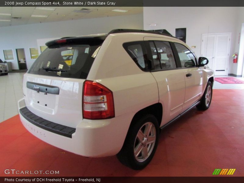 Stone White / Dark Slate Gray 2008 Jeep Compass Sport 4x4
