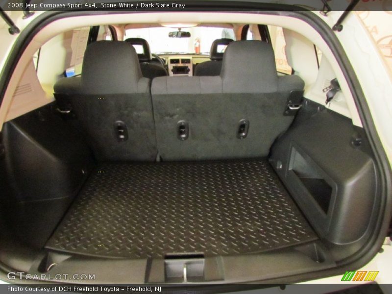 Stone White / Dark Slate Gray 2008 Jeep Compass Sport 4x4
